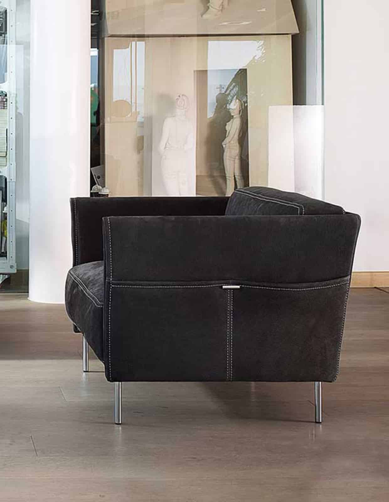 Trench Leather Armchair