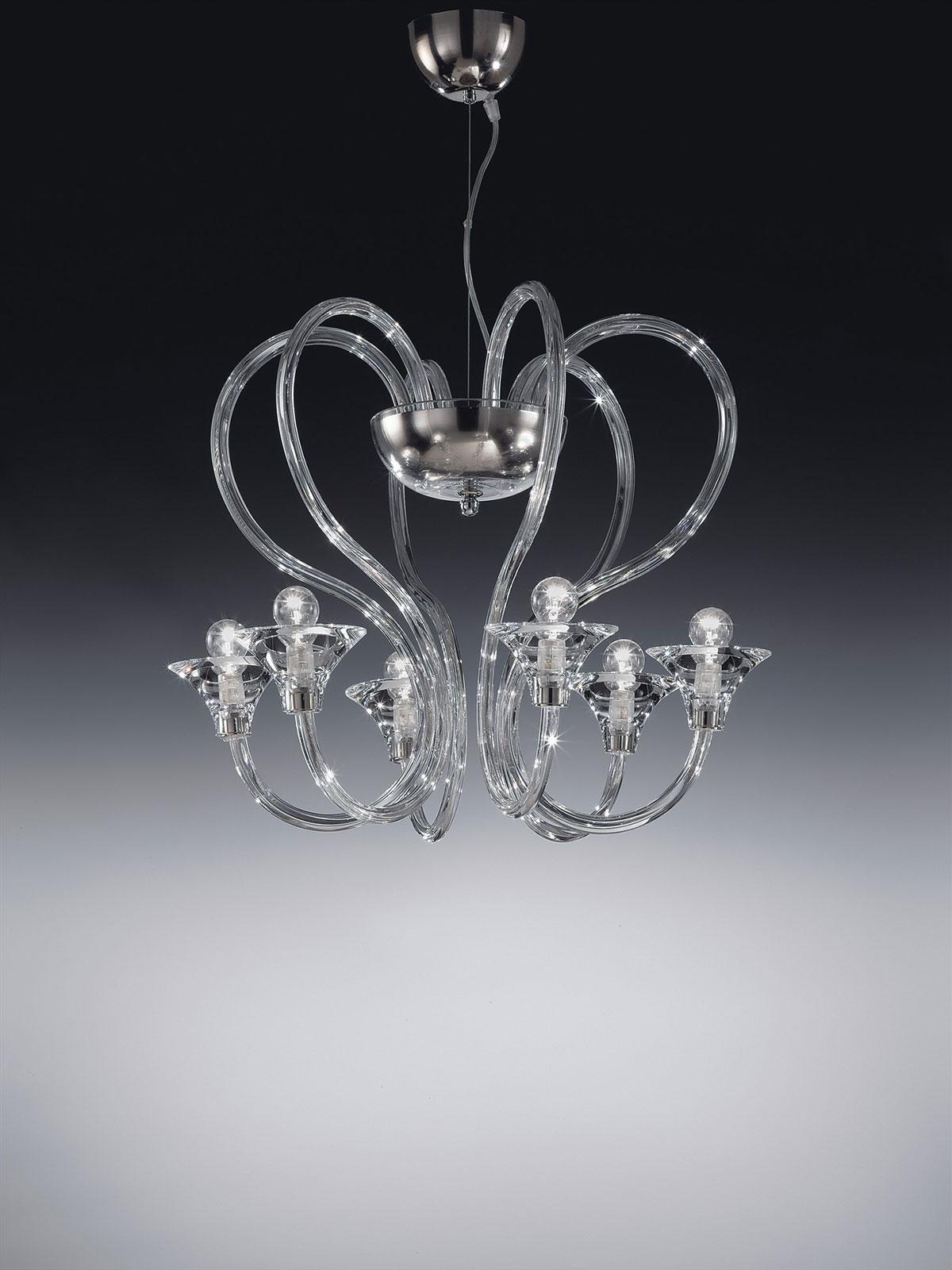 suspension verre de Murano lustre luxe made in italy ameublement design haut de gamme luxe moderne meubles design internet vente site italien lampe lumiere