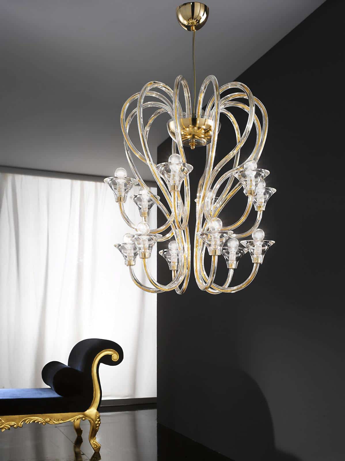 Murano hand blown glass contemporary lamp pendant light pendant lamp online sell