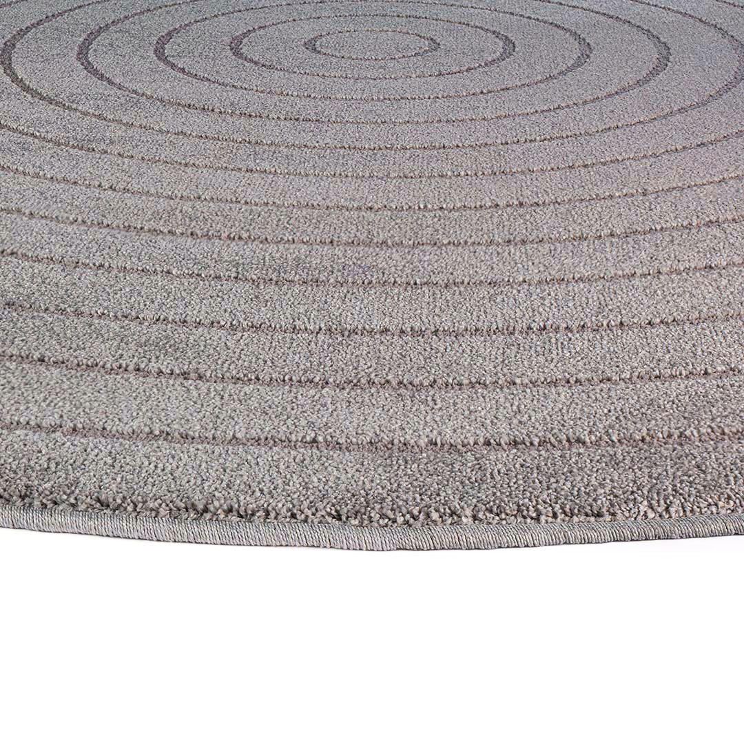 Cortina Sfera Grey: concentrici grafici e grande versatilità.