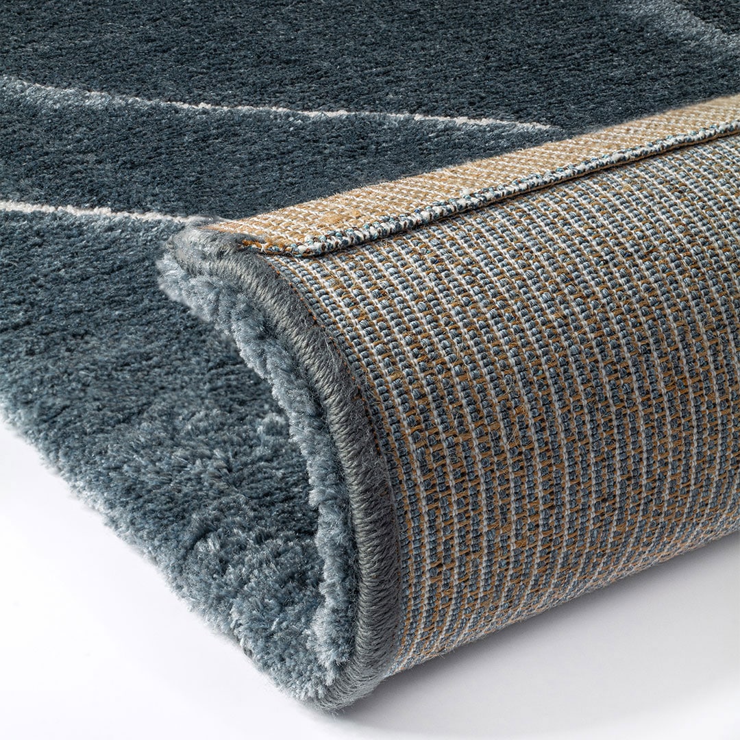 Tappeto rettangolare Venere 3 Blu - dettaglio