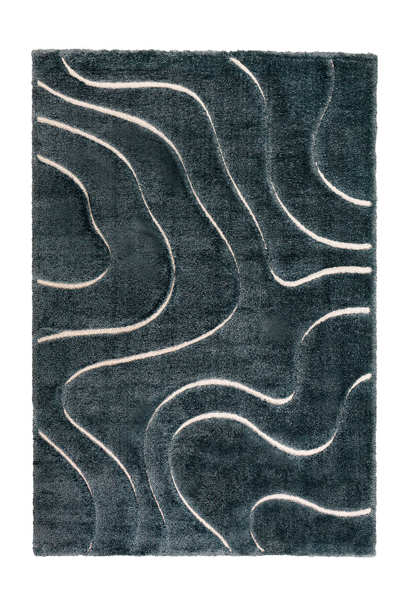 Tappeto rettangolare Venere 3 Blu