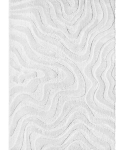 Tappeto rettangolare Venere Neve