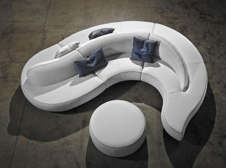 canapé d'angle cuir blanc fixe 2 3 places gris clair jaune modulable noir original orange relax rouge taupe violet xxl xl ameublement design haut de gamme