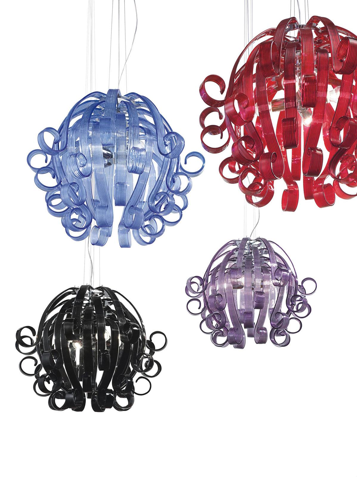 Murano hand blown glass contemporary lamp pendant light pendant lamp online sell black white grey orange red light blue turquoise gold crystal